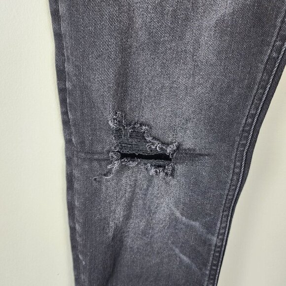 Gap black distressed skinny jeans boy sz 14 - Picture 2 of 10